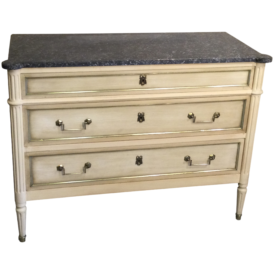 COMMODE BLEACHED