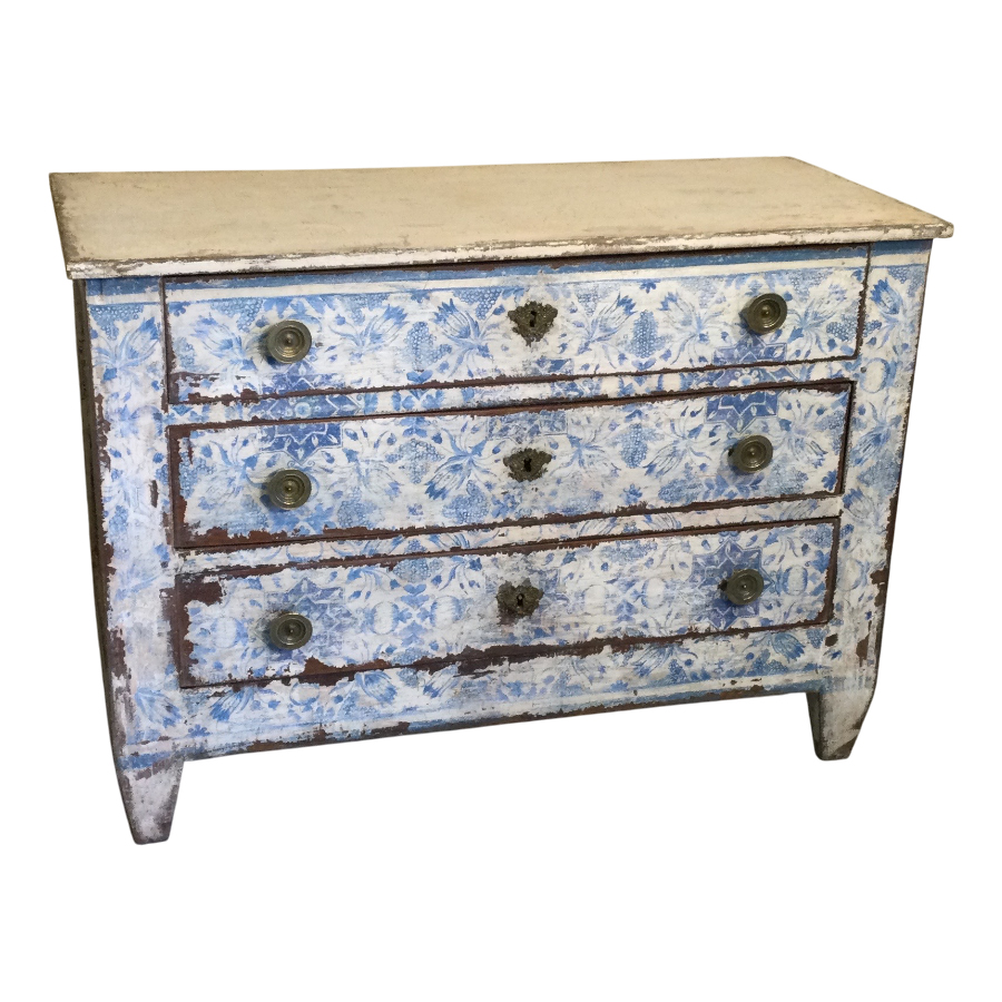 PAINTED COMMODE