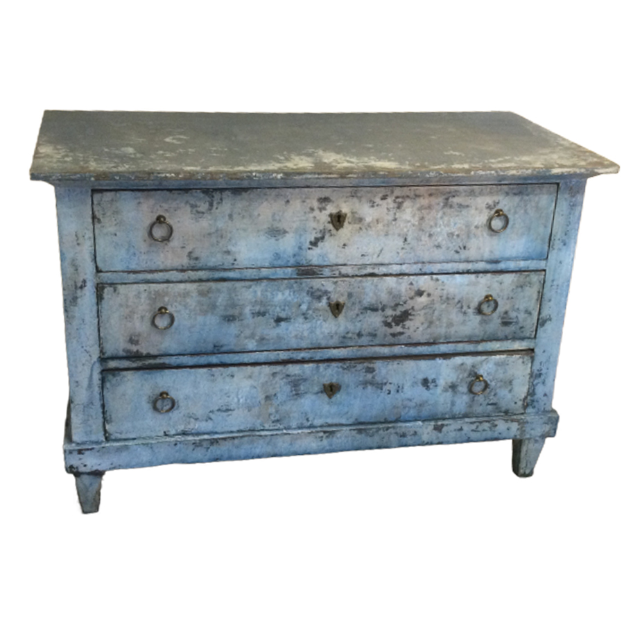 PAINTED COMMODE