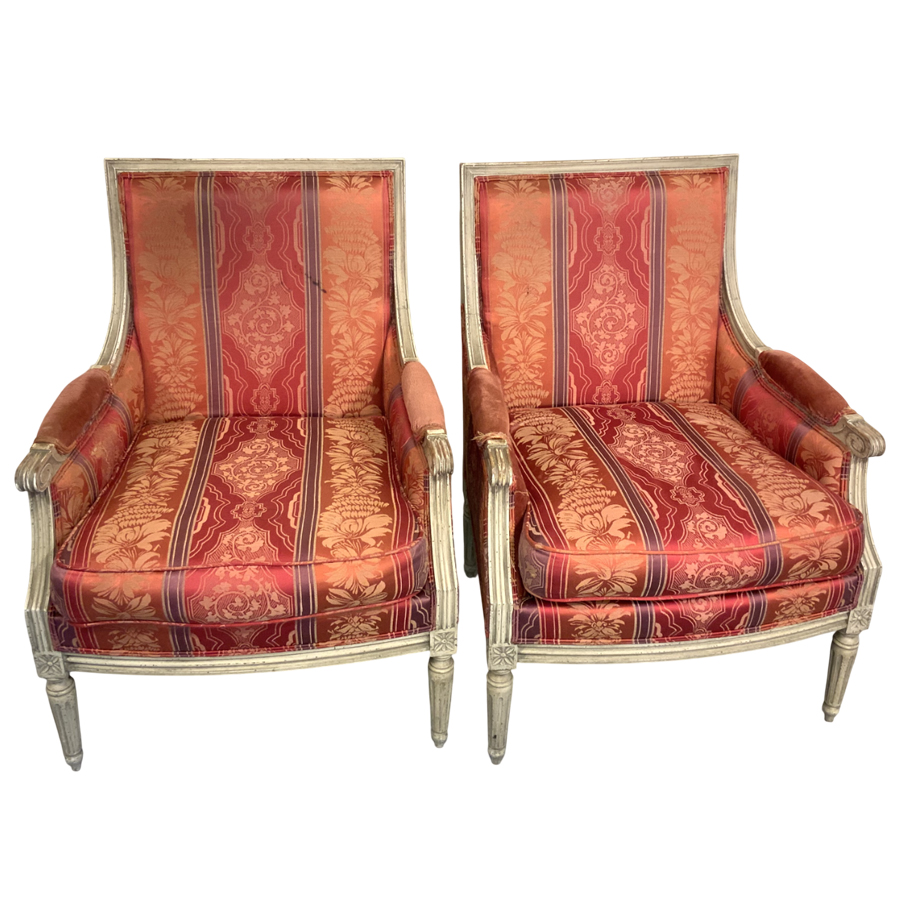 PAIR OF ARMCHAIRS
