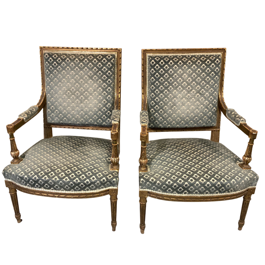 PAIR OF ARMCHAIRS