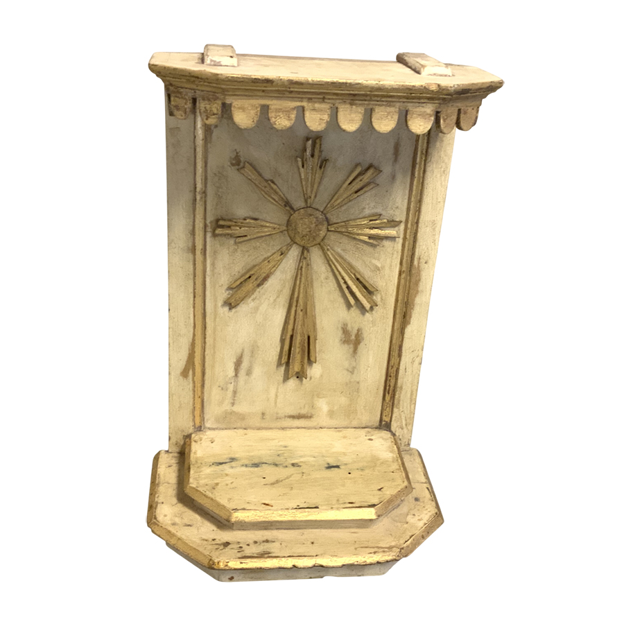WOODEN CHURCH PEDESTAL