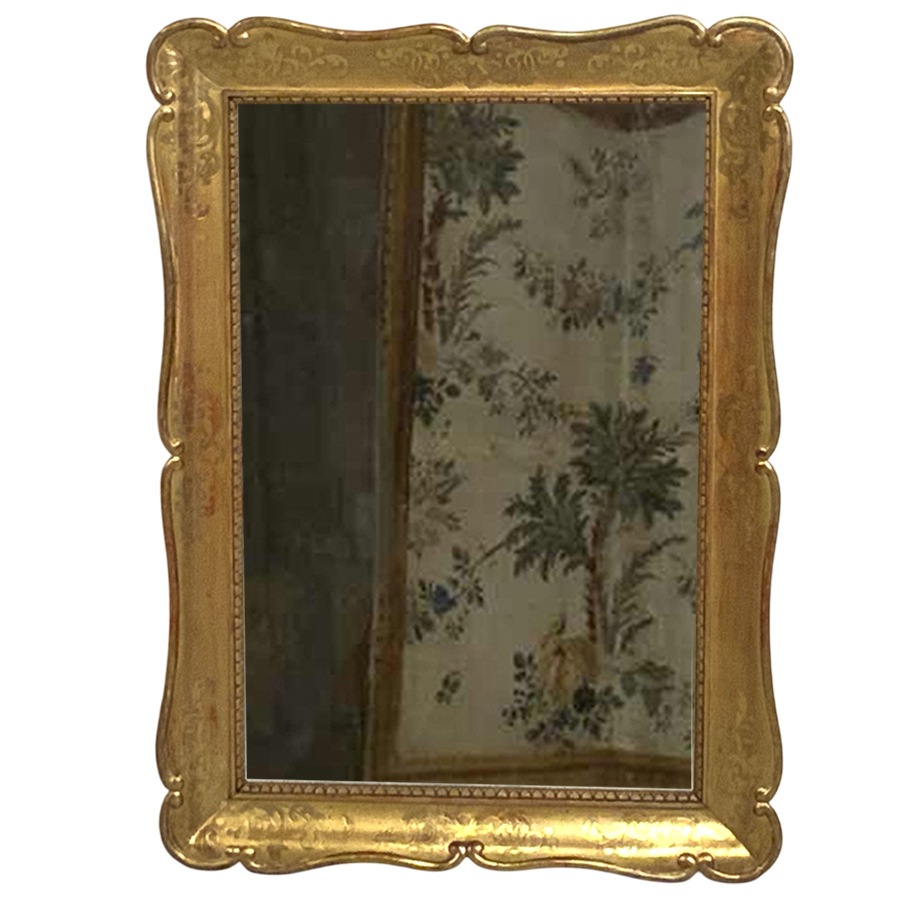 GILDED WOOD MIRROR