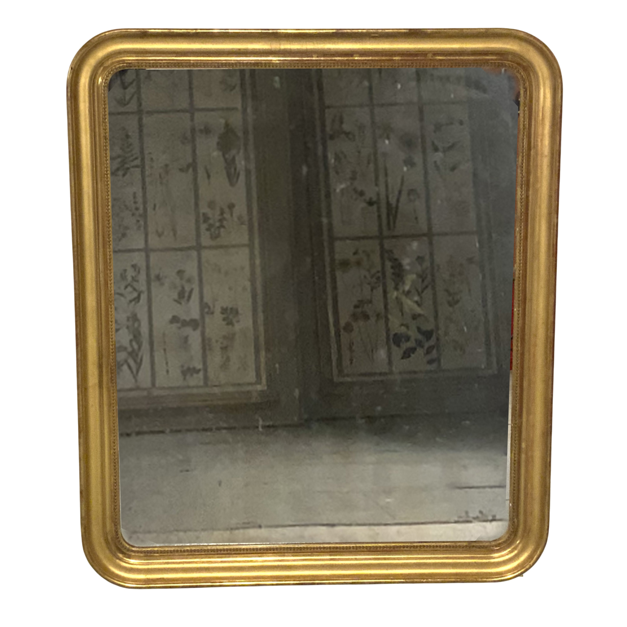 GILDED WOOD MIRROR