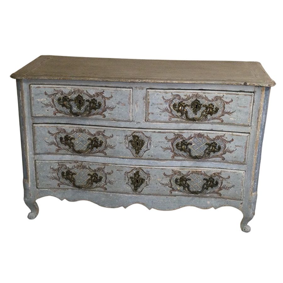 PAINTED COMMODE