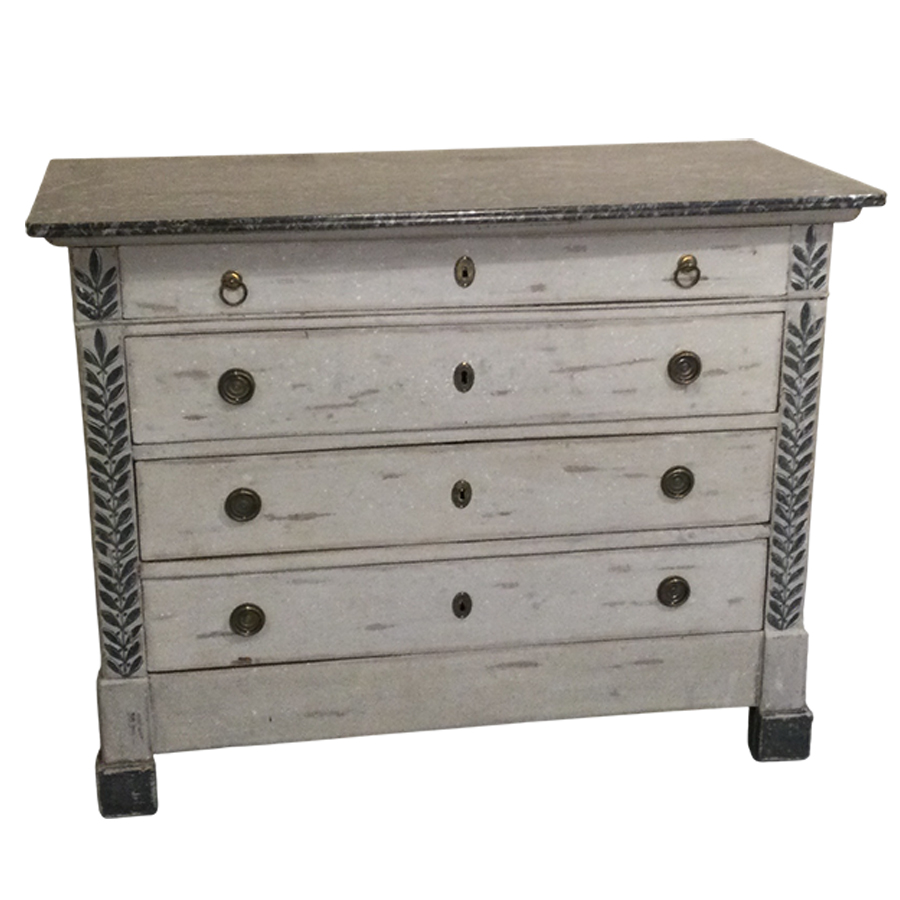 PAINTED COMMODE