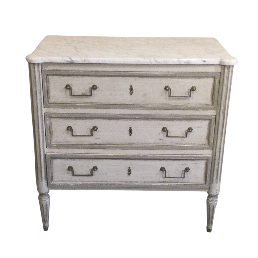 PAINTED COMMODE