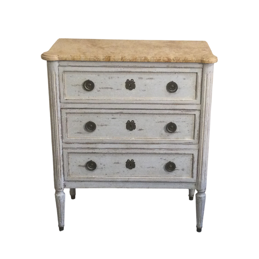 PAINTED COMMODE