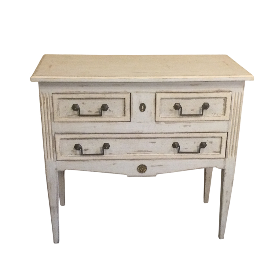 PAINTED COMMODE