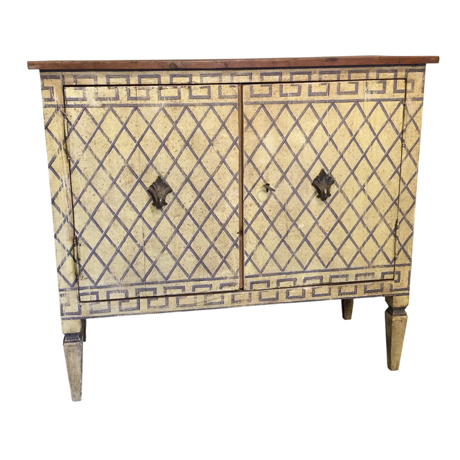 DECORATIVE PAINTED BUFFET