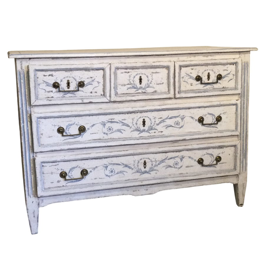 PAINTED COMMODE