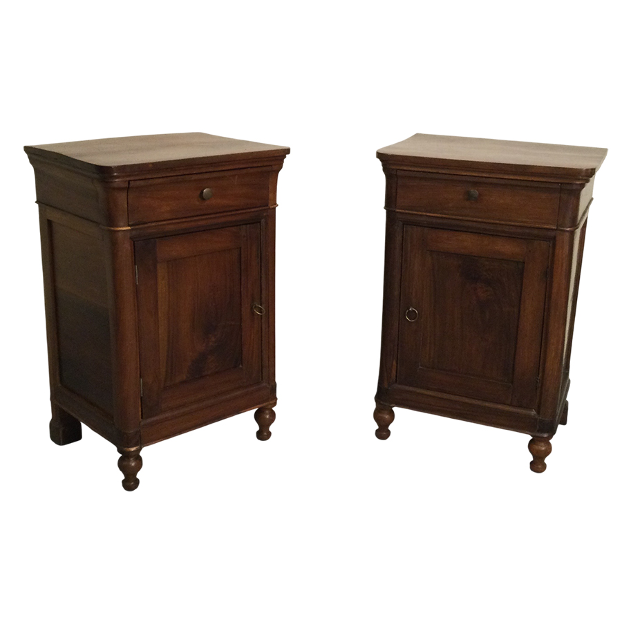 PAIR OF BEDSIDE TABLES