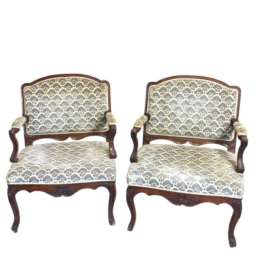 PAIR OF ARMCHAIRS