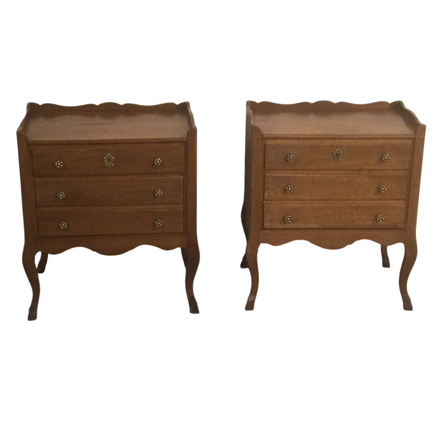 PAIR OF BEDSIDE TABLES