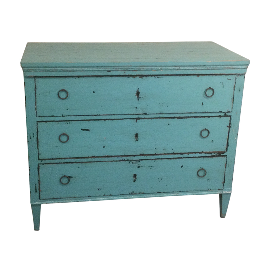 PAINTED COMMODE