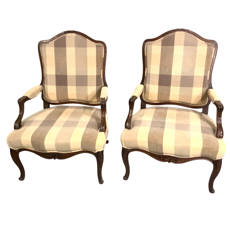 PAIR OF ARMCHAIRS