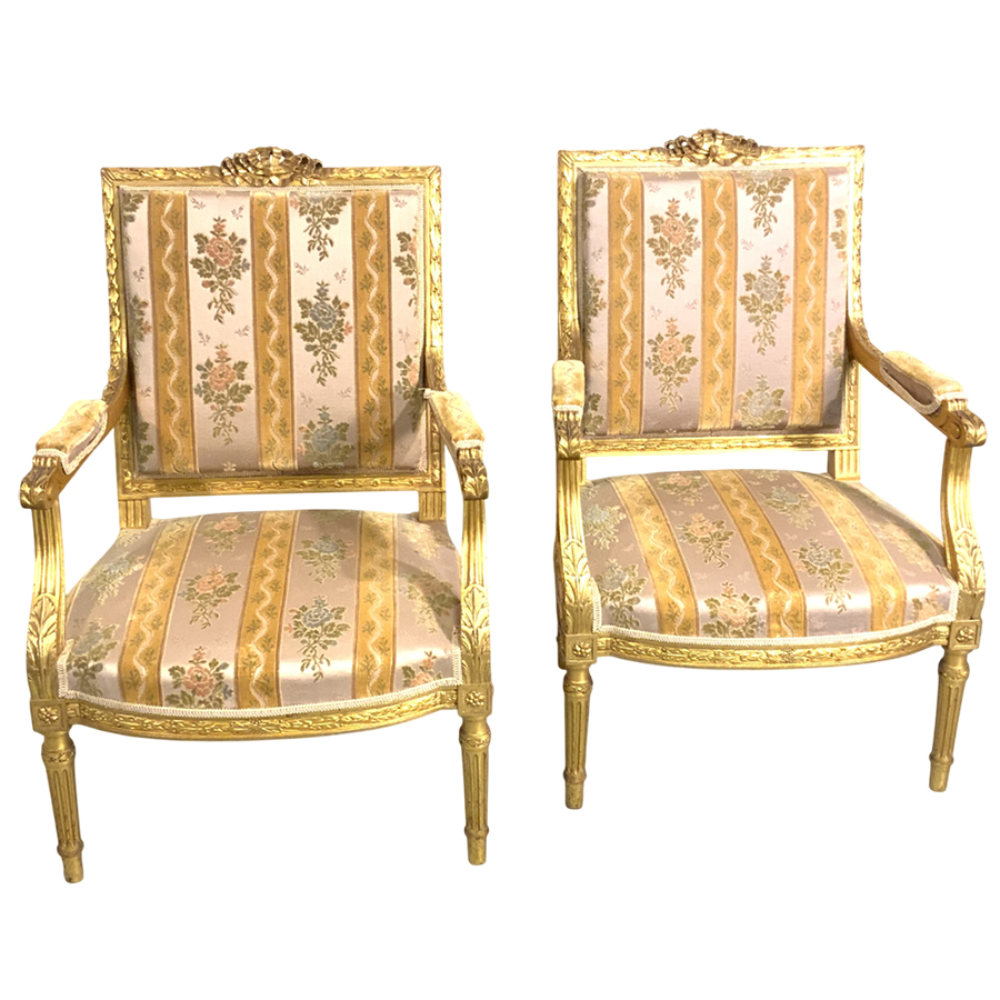 PAIR OF ARMCHAIRS