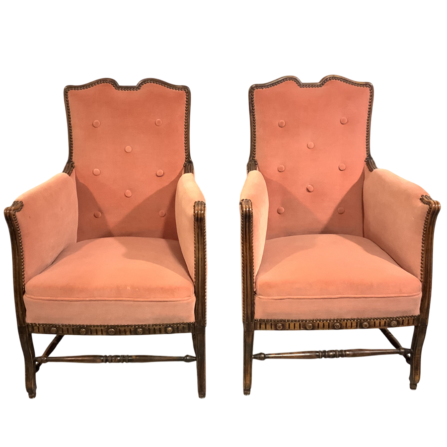 PAIR OF ARMCHAIRS