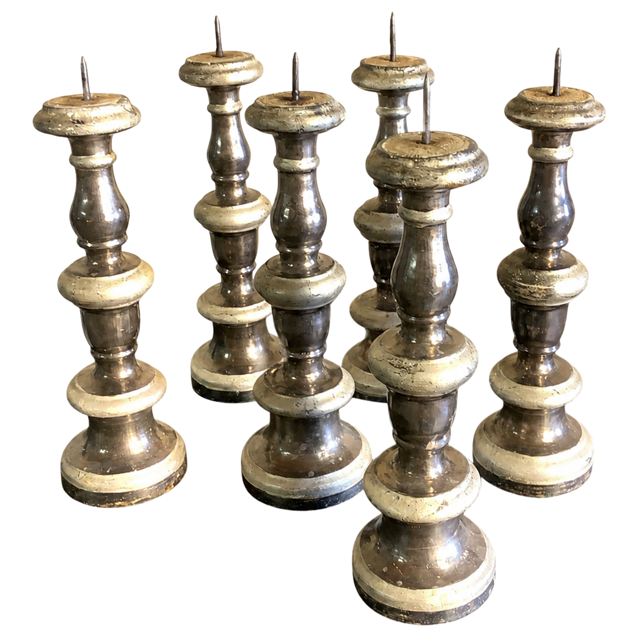 PAIR OF CANDELSTICKS (3)