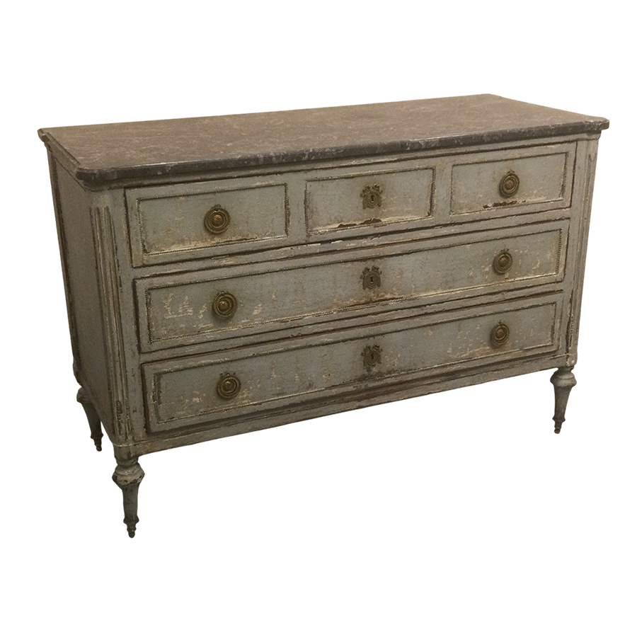PAINTED COMMODE