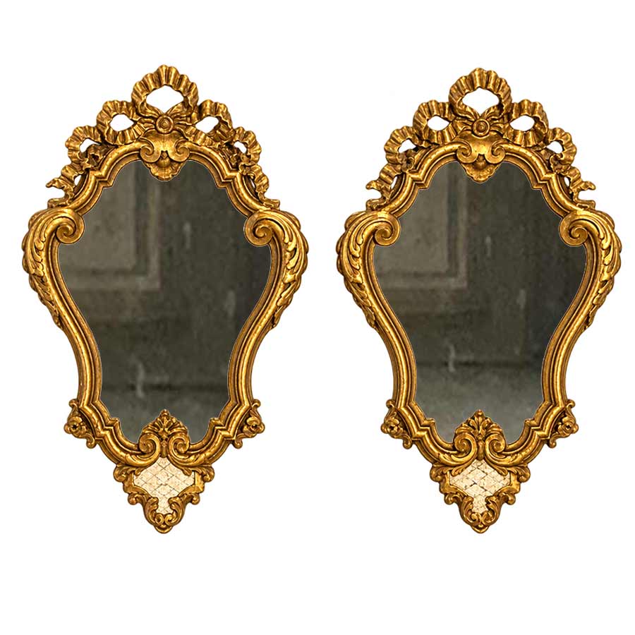 PAIR OF MIRRORS