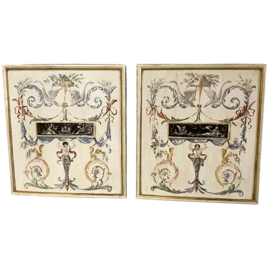 PAINTED WOODEN PANEL