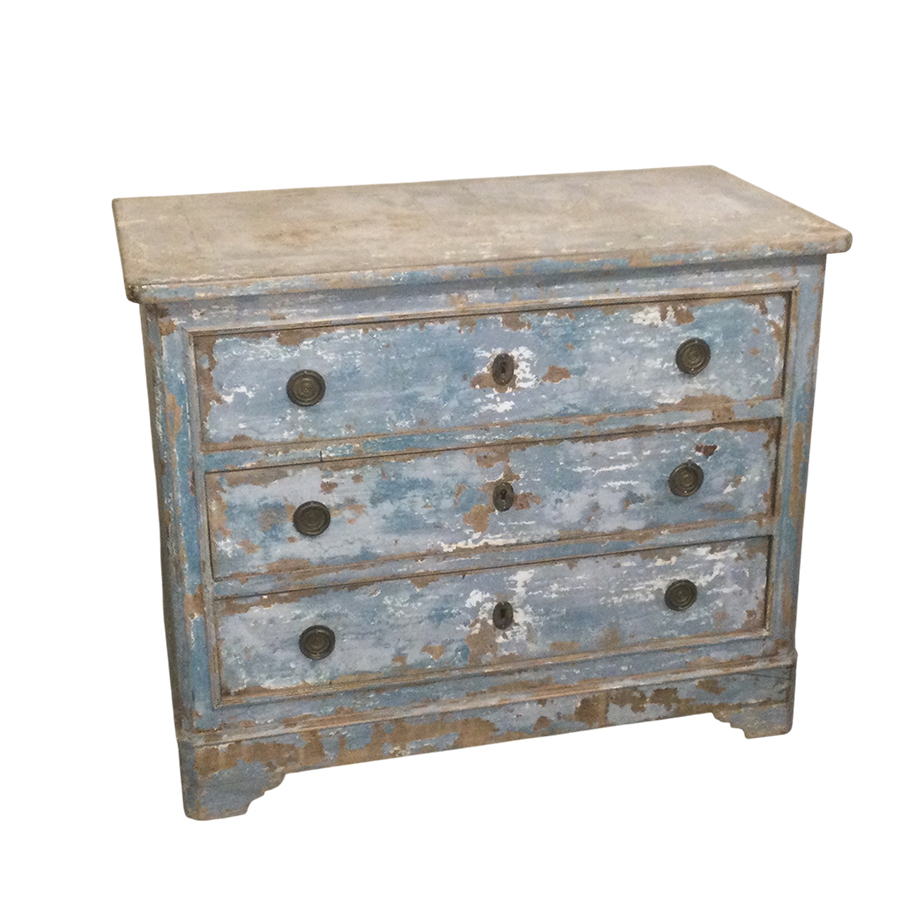 PAINTED COMMODE