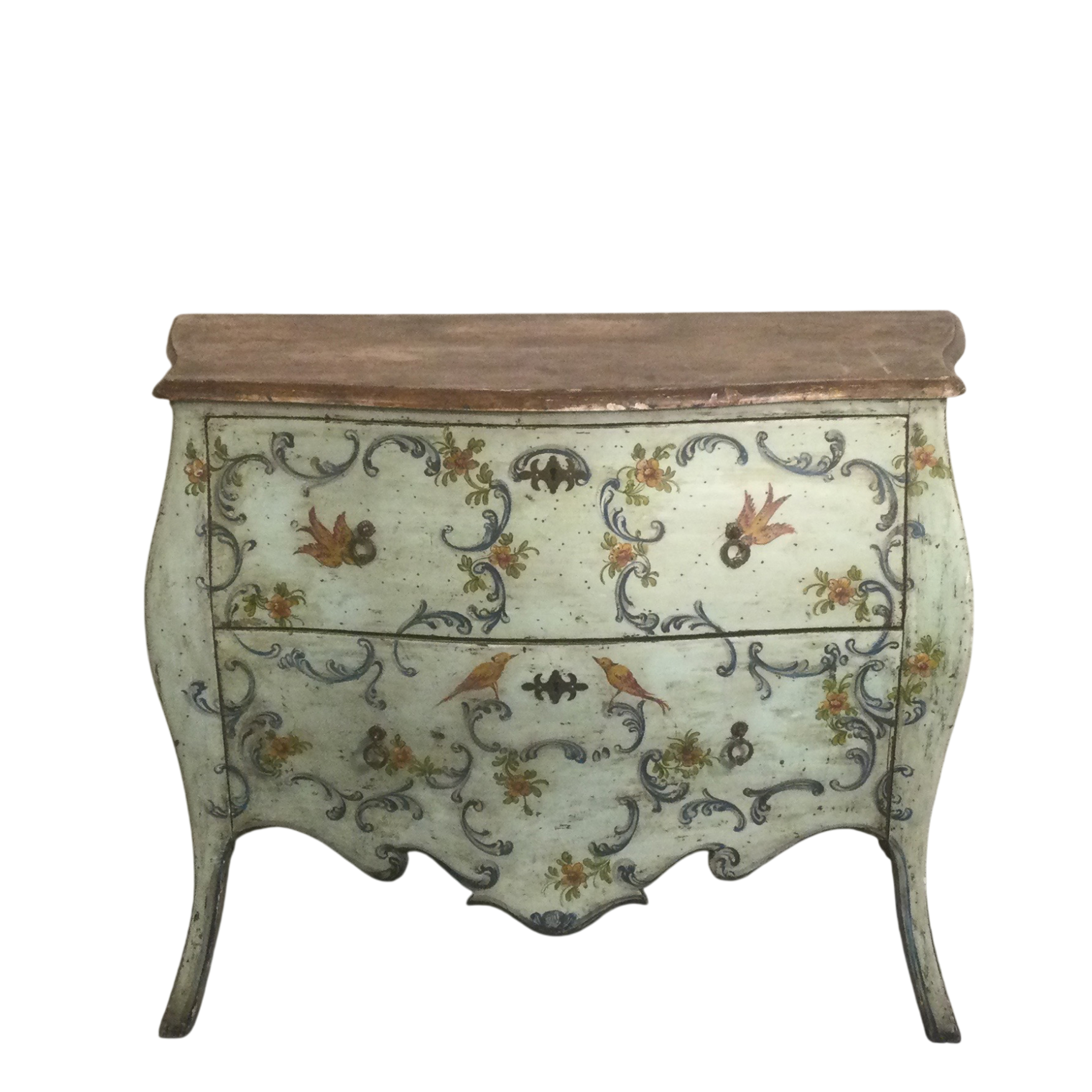 CURVED COMMODE