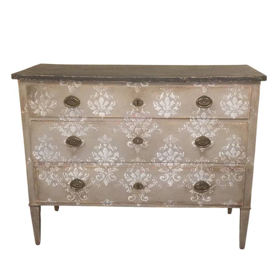 PAINTED COMMODE