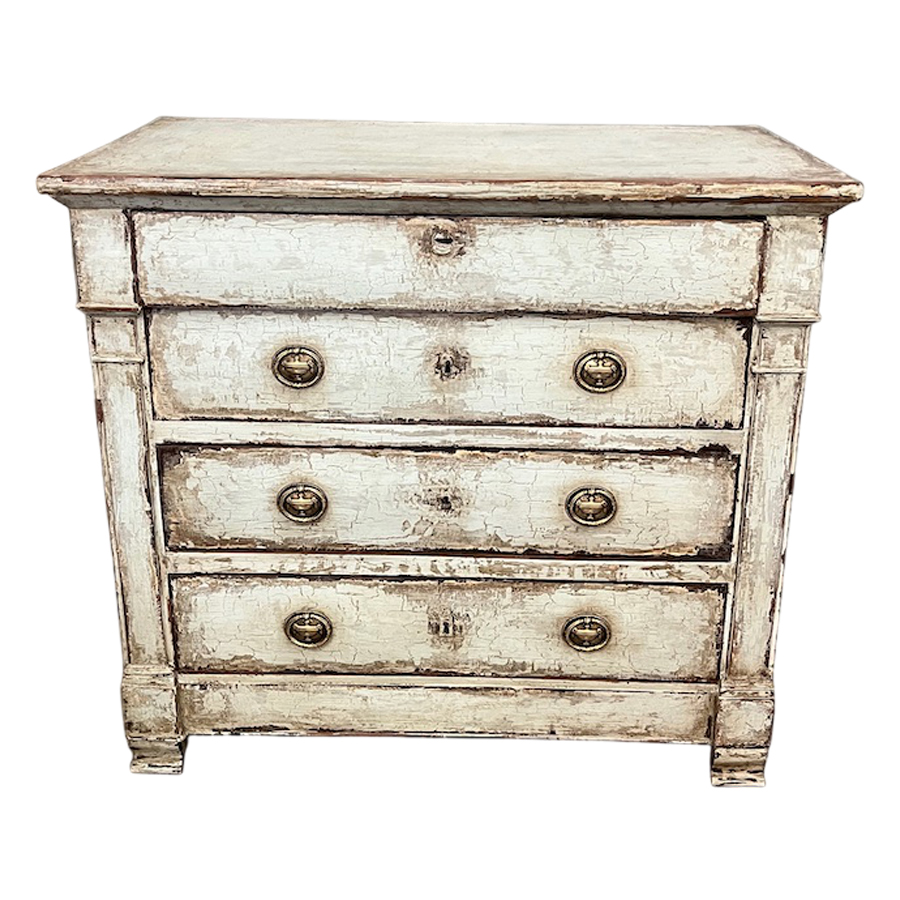 PAINTED COMMODE