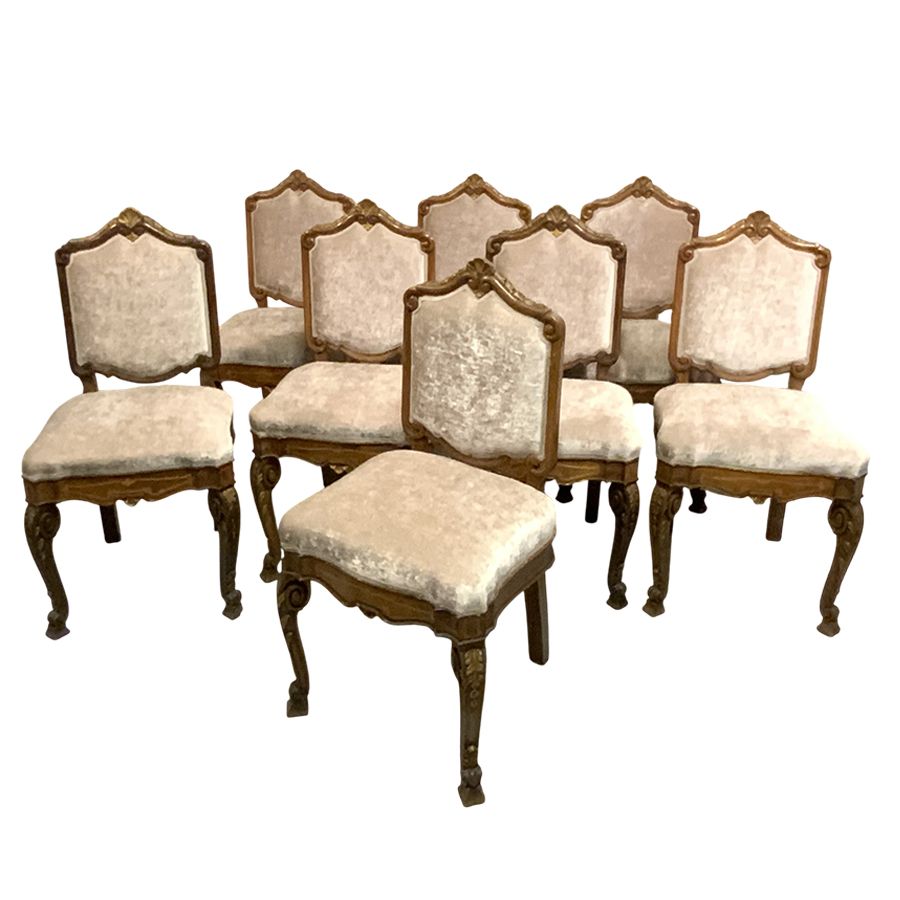 SET OF 8 CHAIRS