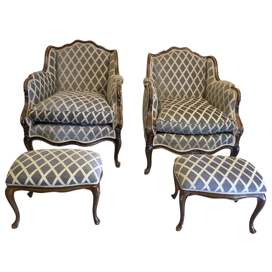 PAIR OF ARMCHAIRS